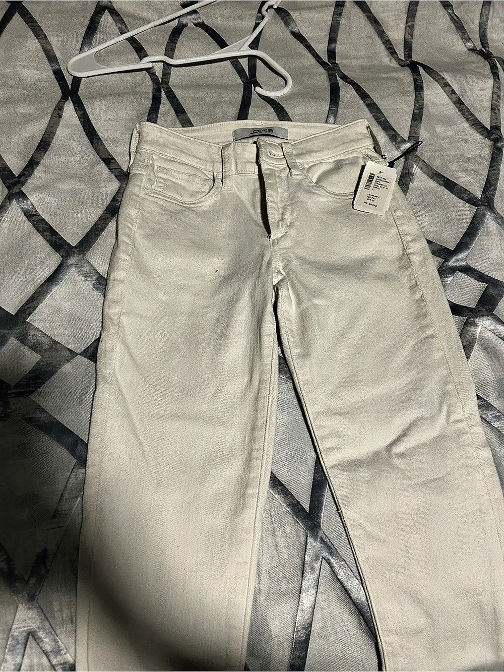 Joe's The Icon Ankle Skinny Jeans in White Waist 23 NWT